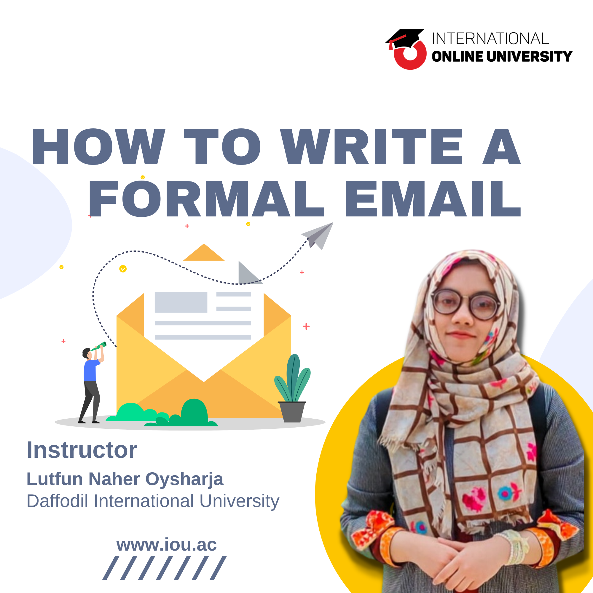 How to write a formal email