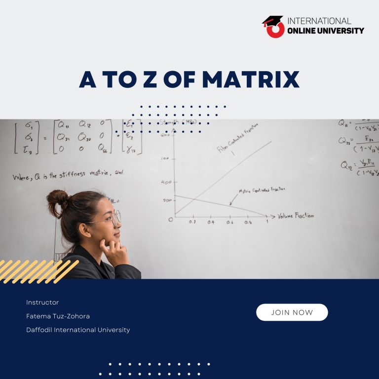 A to Z of Matrix