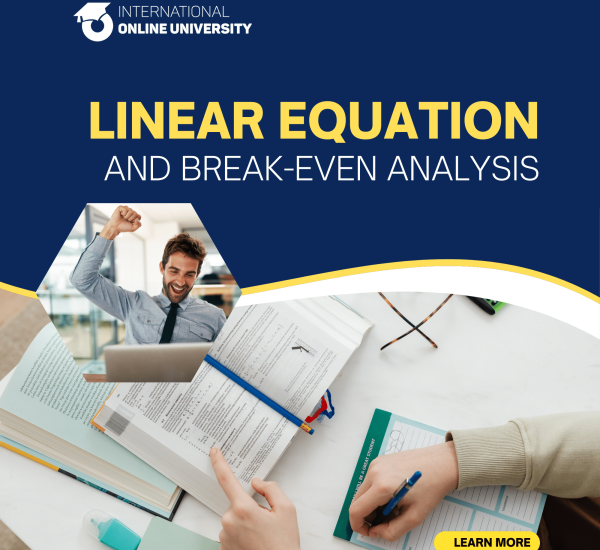 Linear Equation and Break-Even Analysis